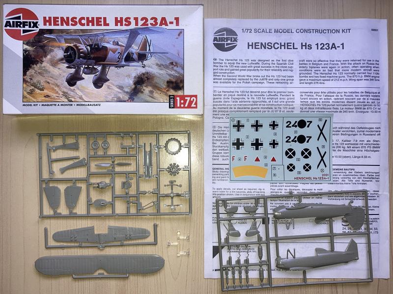 Hs 123 Airfix 1-72