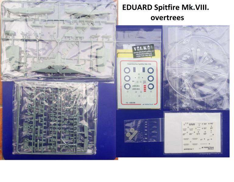 Eduard  Spitfire Mk.VIII. overtrees