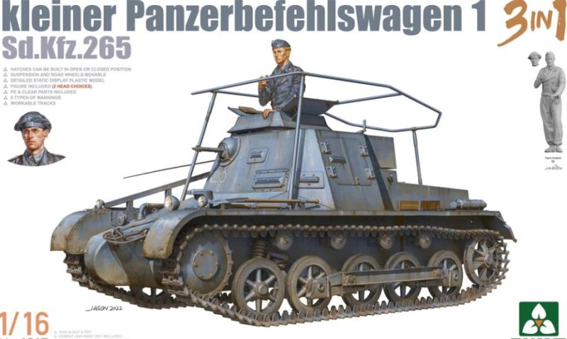 Takom 1017 Kleiner Panzerbefehlswagen 1 3 in 1 Sd.Kfz.265  20,000.- Ft 