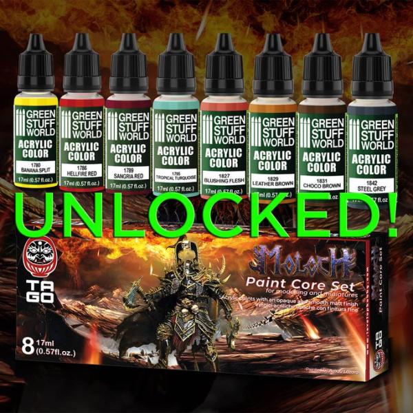 Green Stuff World core paint set for Moloch

7500