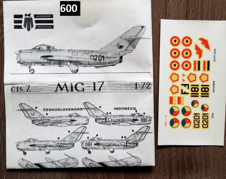 MIG-17 DECAL