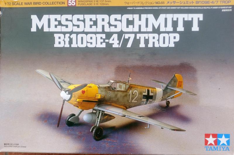 Tamiya-55 ME Bf-109E-4-7  Trop