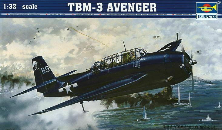 Trumpeter 02234 Grumman TBM-3 Avenger  20,000.- Ft