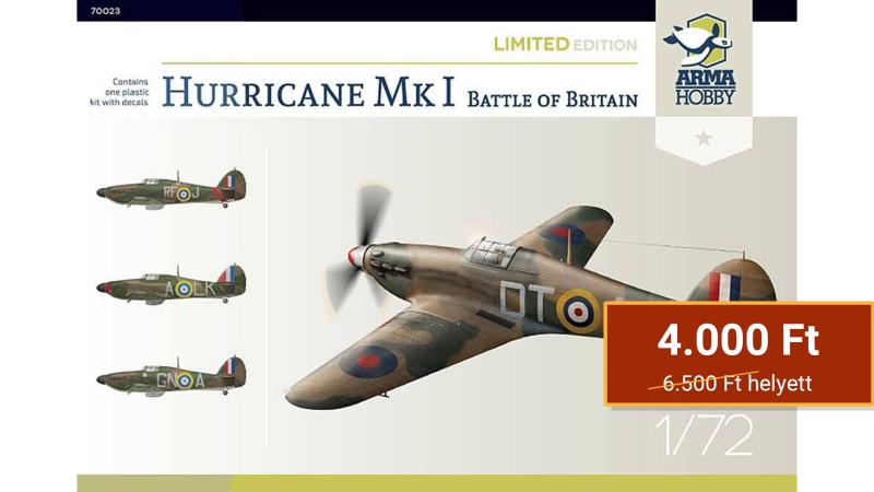 Hurricane-Mk.I-limitált-kiadás_1-72_Arma-Hobby