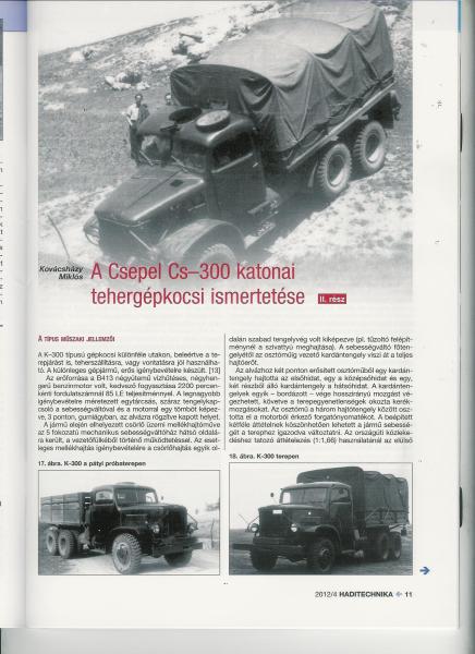 A Csepel 300 katonai tehergépkocsi ismertetése II_Oldal_1