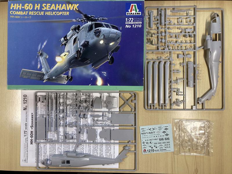 2023-07-30 HH-60H Seahawk Italeri 1-72