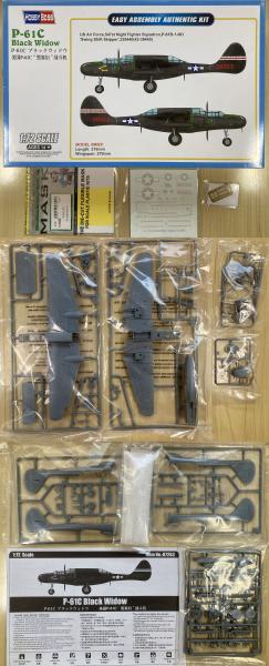 2023-07-30 P-61C Black Widow Hobby Boss 1-72