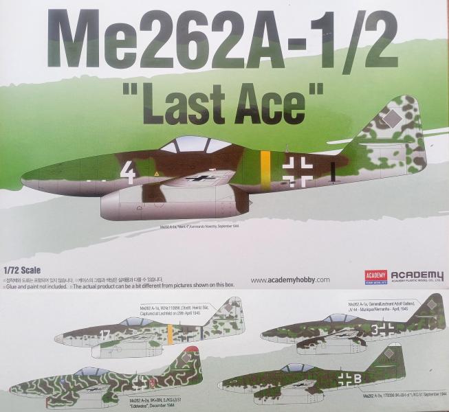 Academy 12542 Me-262A Last Ace