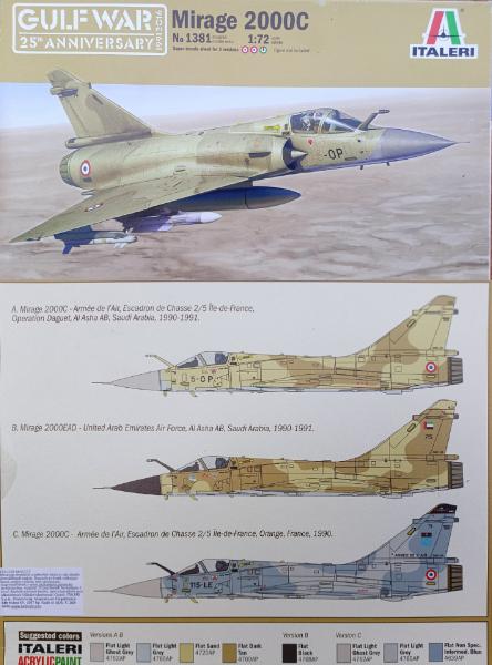 Italeri 1381 Mirage 2000C