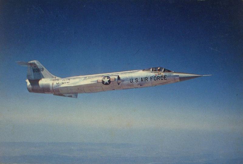 USAF United States Air Force Lockheed F-104A Starfighter