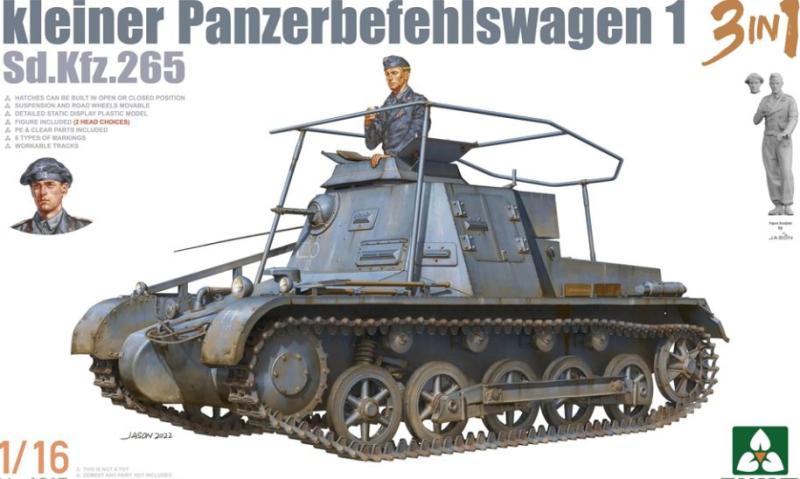 Takom 1017 Kleiner Panzerbefehlswagen 1 3 in 1 Sd.Kfz.265  15,000.- Ft 