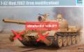 Trumpeter Iraki T-62 aknafordító  nélkül! - 6500 Ft