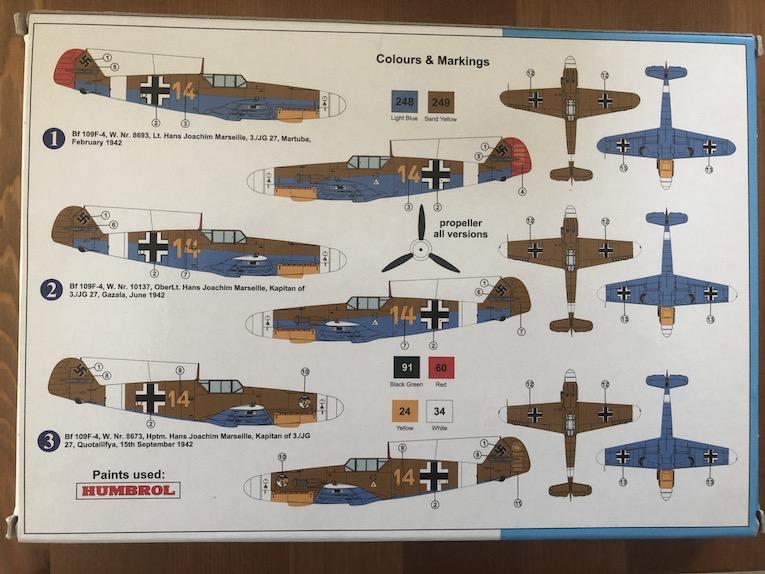 1/72 AZ Models Bf-109F Marseille limited edition