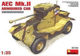 Miniart AEC MkII  csak a test TORONY NÉLKŰL !   4000.-
