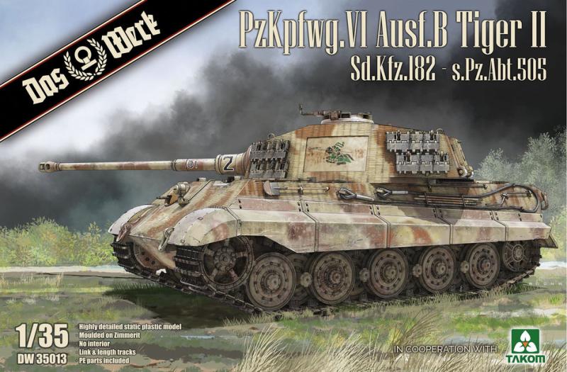 Das Werk 35013 PzKpfwg. VI Ausf.B Tiger II Sd.Kfz.182 - s.Pz.Abt.505  12,000.- Ft