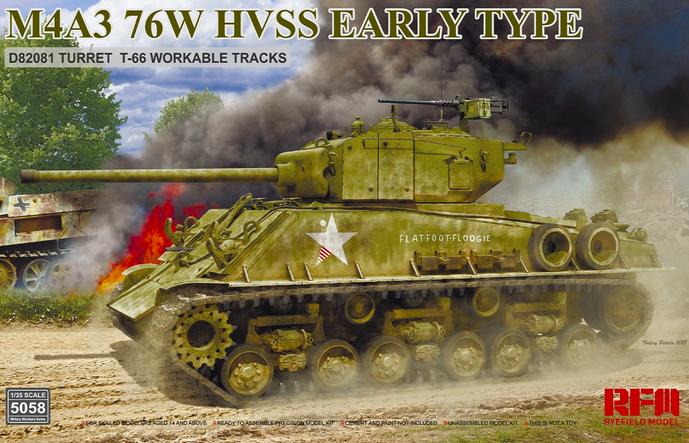 Rye Field Model RM-5058 M4A3 76W HVSS Early  15,000.- Ft