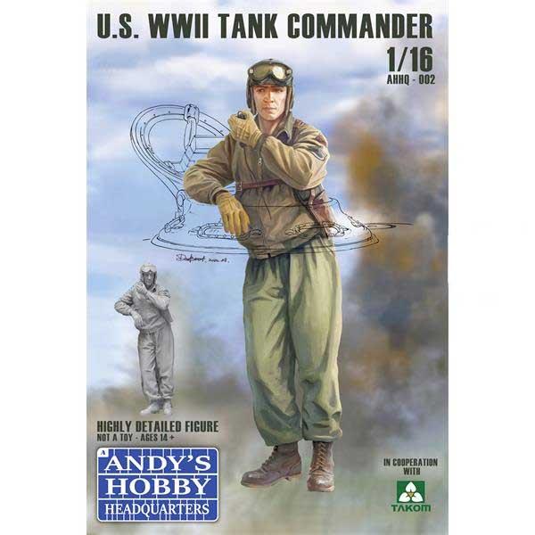 Andys Hobby Headquarters AHHQ-002 US WWII Tank Commander Figure  5,000.- Ft