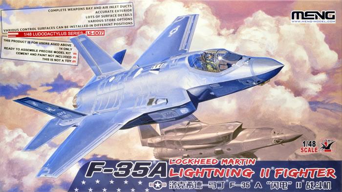 Meng Model LS007 F-35A Lockheed Lightning II Fighter 14900 Ft