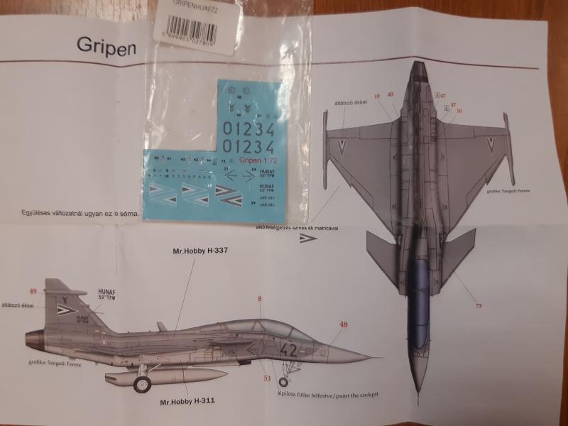 1000 MAGYAR Gripen matrica