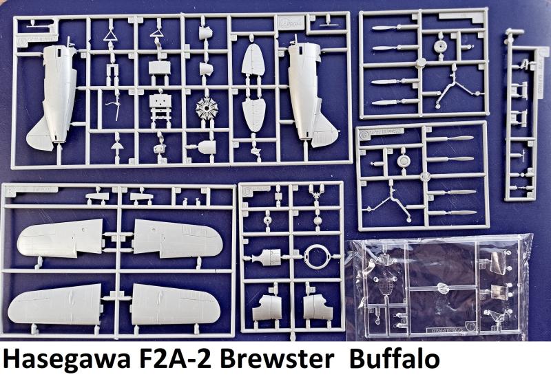 Hasegawa AP45 F2A-2 Brewster Buffalo öntőkeretek