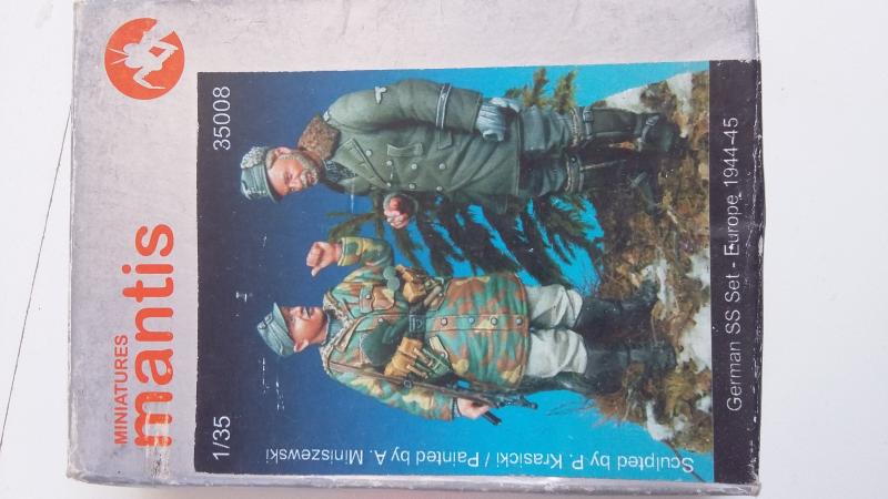 Mantis Miniatures 35008 German SS set - Europe 1944-45 9500ft