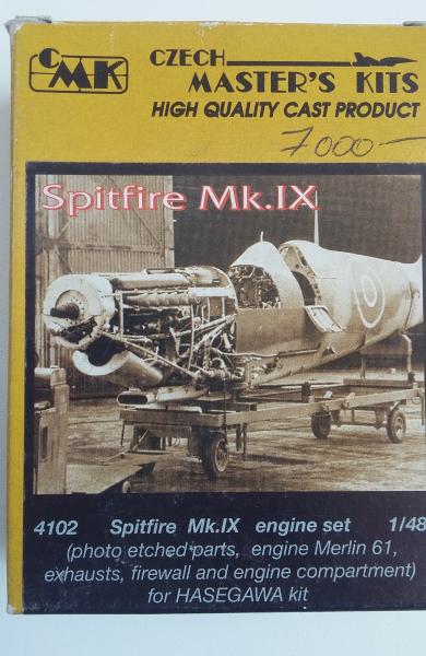 CMK K4102 Spitfire Mk.IX silnik Merlin 61 HAS 9000ft