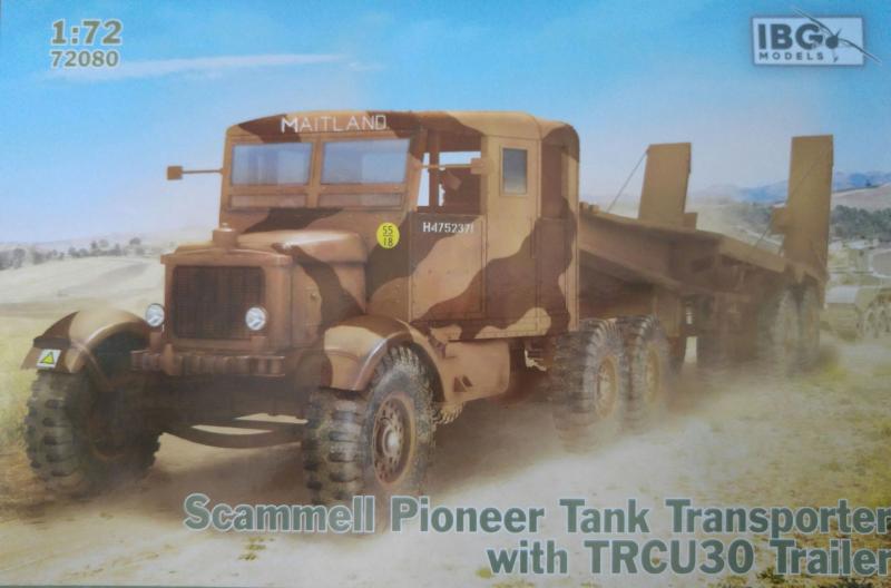 IBG Scammel Pioneer harckocsiszállító trélerrel - 5500 Ft