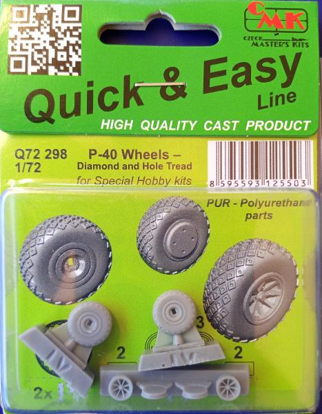 CMK Q72-298 P-40 Wheels