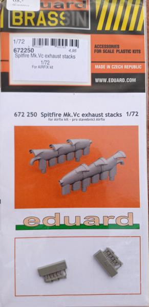 Eduard 672250 Spitfire MK.Vc exhaust