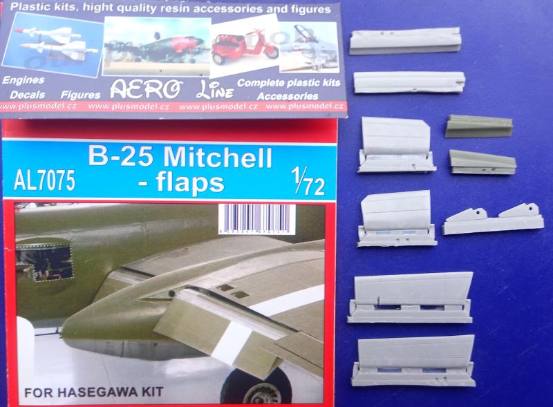 PlusModel AL7075 B-25 Mitchell flaps