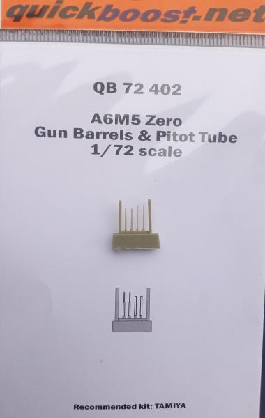 QB 72-402 A6M5 Zero gun barrels + Pitot tube