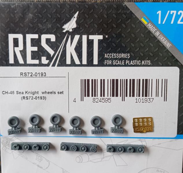 Reskit RS72-0193 CH-46 SeaKnight wheels