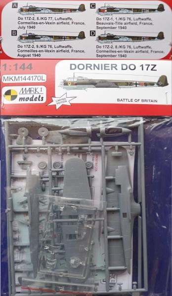 1-144 Mark1 Models MKM144170L Dornier Do-17Z