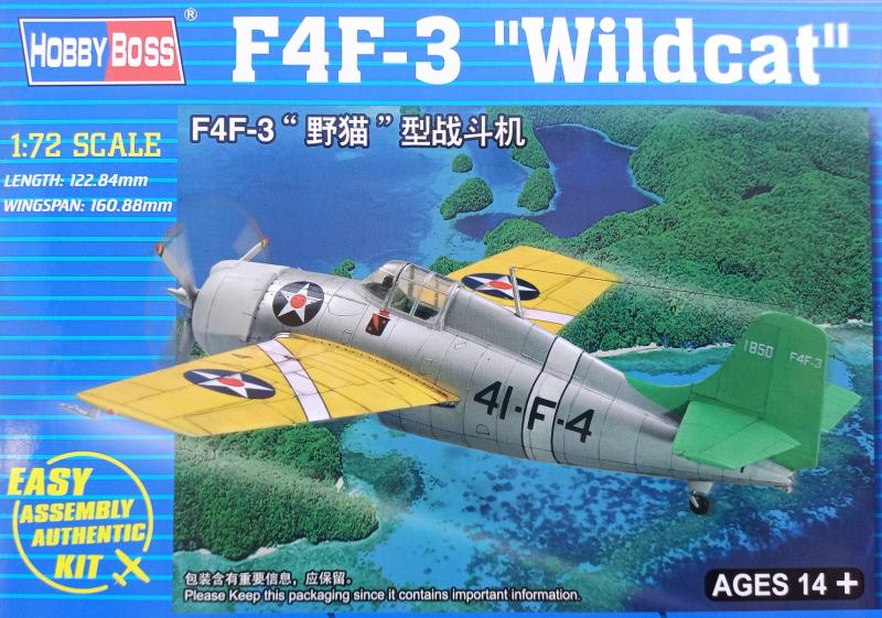 HobbyBoss F4F-3 Wildcat - doboz