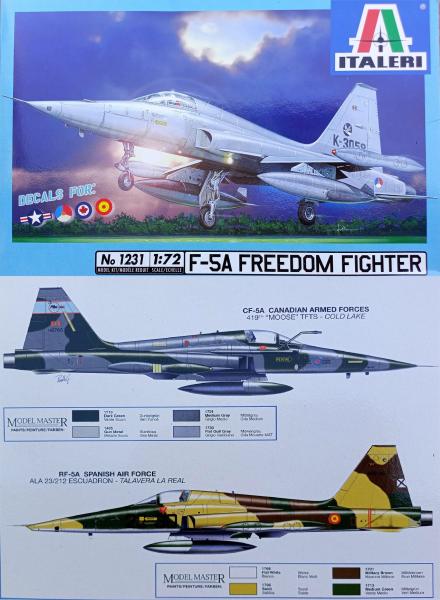 Italeri 1231 F-5A Freedom Fighter