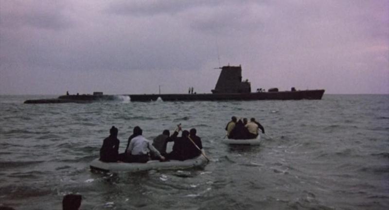 "Német" tengeralattjáró a filmben