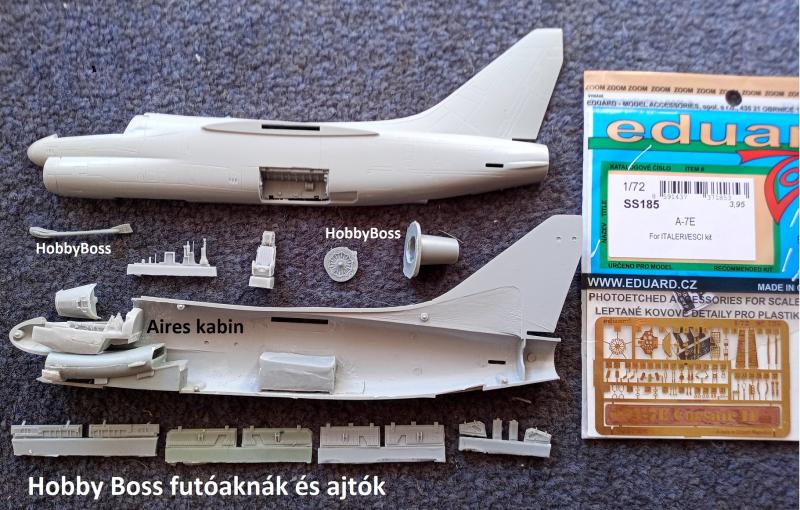 A-7E Corsair II feljavítás - Italeri