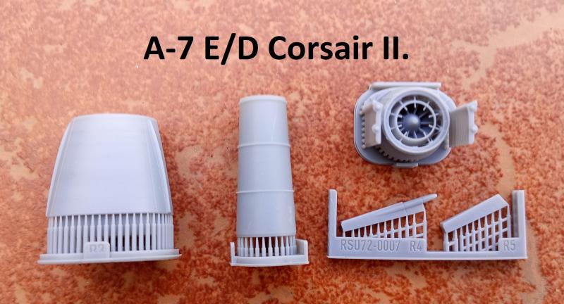 A-7 E-D Corsair II. exhaust - ResKit RSU72-0007