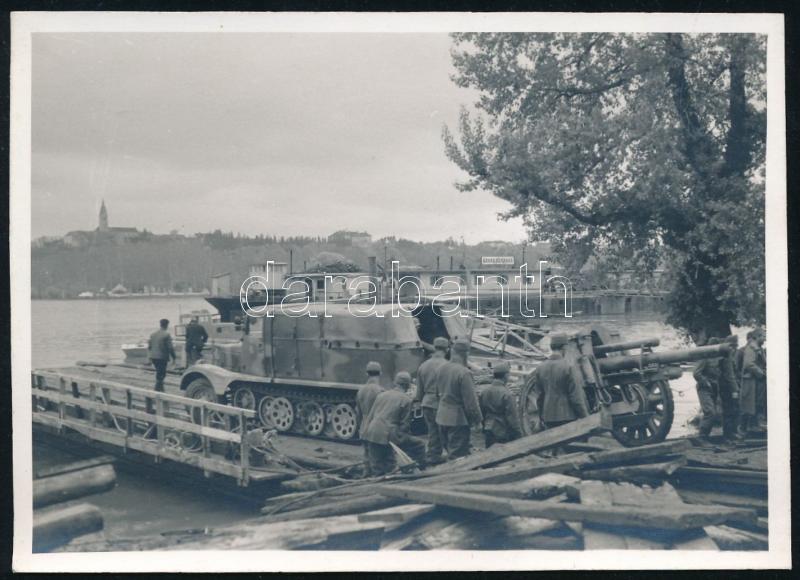 Sd.Kfz. 11 - 1941 Palánka, átkelés a Dunán