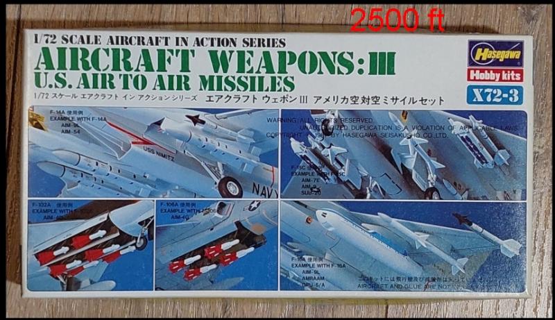 Hasegawa 1_72 Aircraft weapons 3