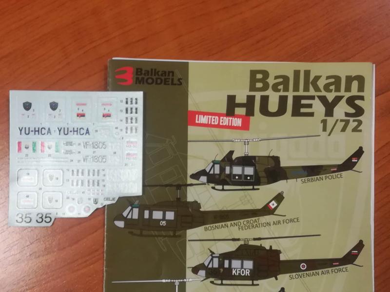 2000 UH-1 Balkan matrica