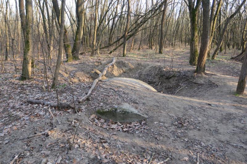 Bunker a ferihegyi erdőben