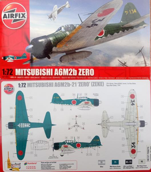 Airfix A01005 Mitsubishi A6M2b Zero