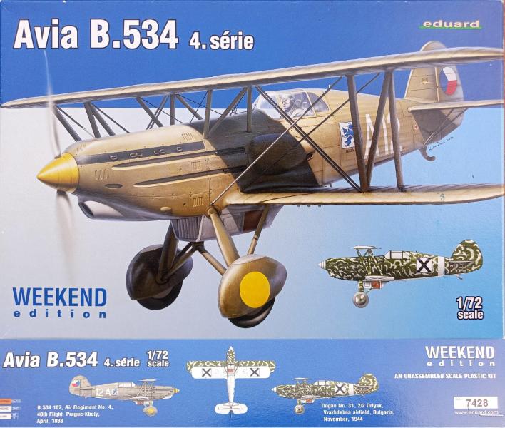 Eduard  7428 Avia B.534 4.series