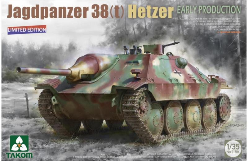  Takom 2170X Hetzer, belső tér nélküli

Takom 2170X Hetzer, belső tér nélküli, 11500.-