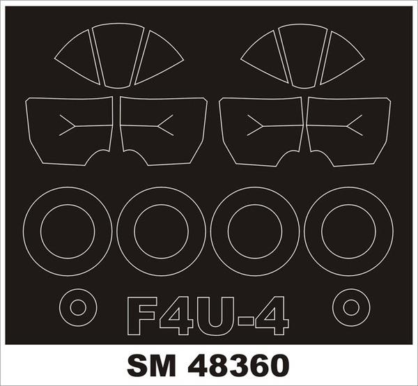 Montex SM48360 F4U-4 Corsair HOBBY BOSS 1000 Ft