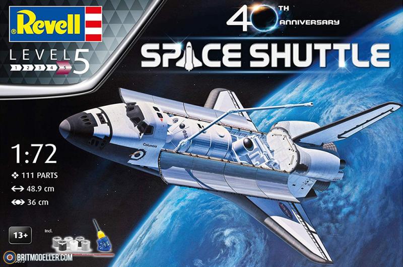 72 Revell Space Shuttle 20000Ft