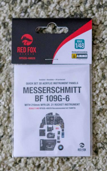 RedFoxStudio RFSQS-48029 Messerschmitt Bf 109 G-6 3Dinstrument panel - 3100 HUF