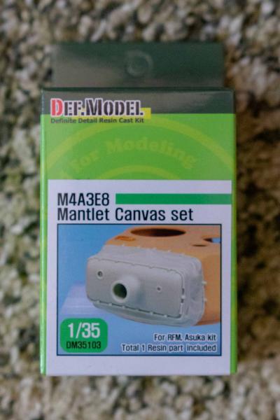 DEF.MODEL DM35103 M4A3E8 Mantlet Canvas Set - 2900 HUF