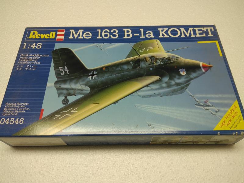 48 Revell Me163B-1a Hiánytalan, de összeállítási és matricalap nélkül) 6000 Ft